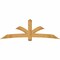 Ekena Millwork Davenport Rough Sawn Timber Gable Bracket, Western Red Cedar, 96"W x 32"H x 4"D x 6"F, 8/12 Pitch GBW096X32X0406DAV00RWR - alternate 1